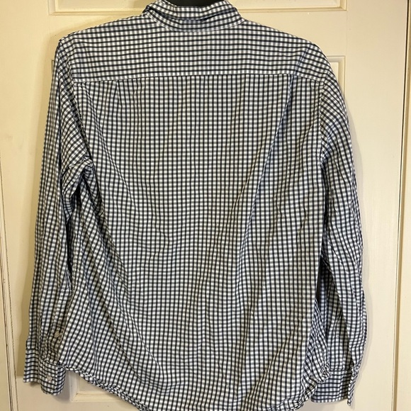 J. Crew Black and White Plaid Casual Shirt - Picture 3 of 4